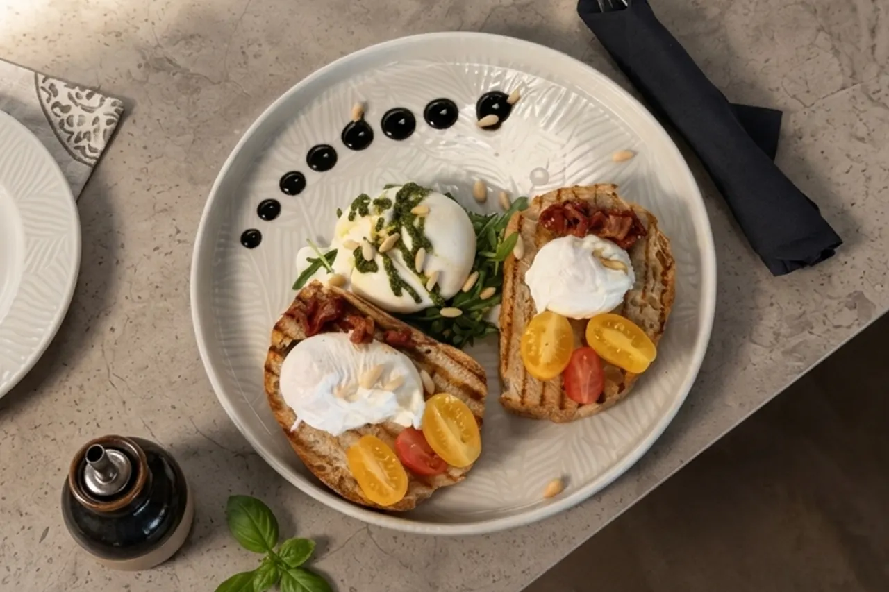 Brunch dishes at Restaurant Harmonija Mengeš
