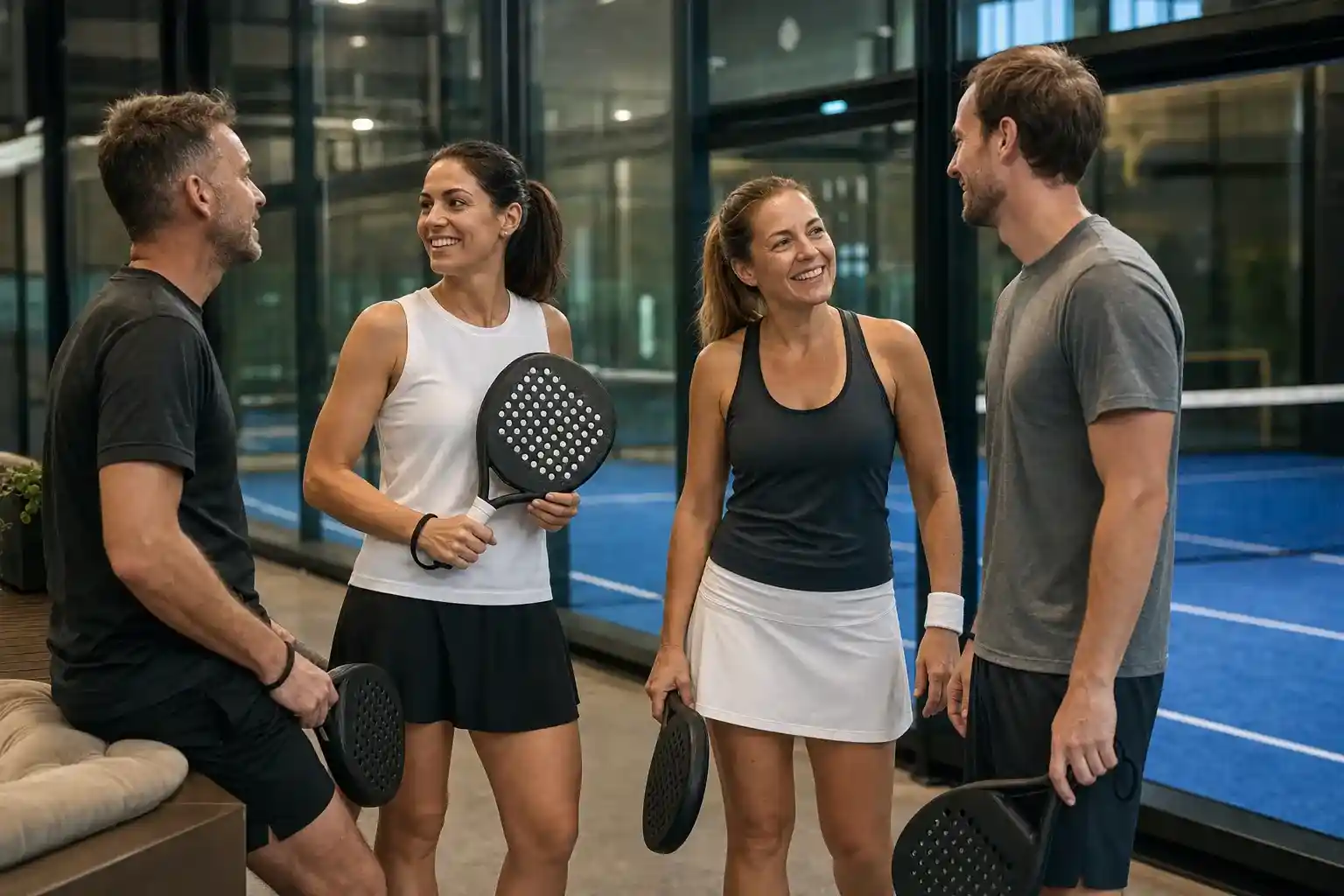 Who is the padel camp for?